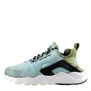 Women's Nike Huarache Run Ultra Se Shoes Size 8.5 Mica Blue Legion Green
